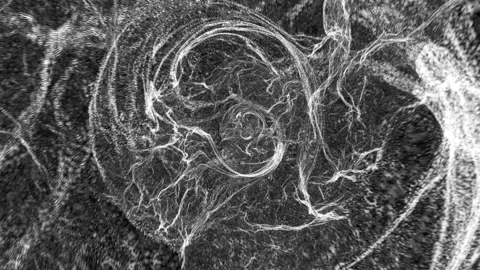 Endless dive into the underworld. Stock Footage 165371864