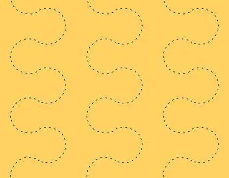 Endless Dot Path Seamless Background Illustrazione stock