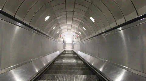 Endless escalator Stock Footage 24745593