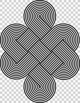 Endless eternity knot vector illustration Stock Illustration