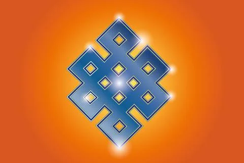 Endless eternity knot vector illustration Stock Illustration