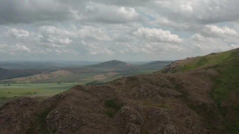 Endless expanses. Hills, plains, fields Stock Footage 244845685