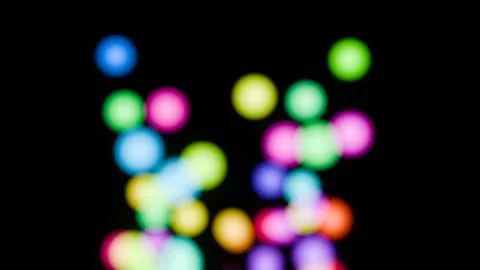 Endless explosion of colorful bokeh Video stock 289139545