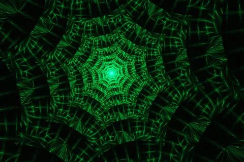 Endless extraordinary web. Stock Illustration