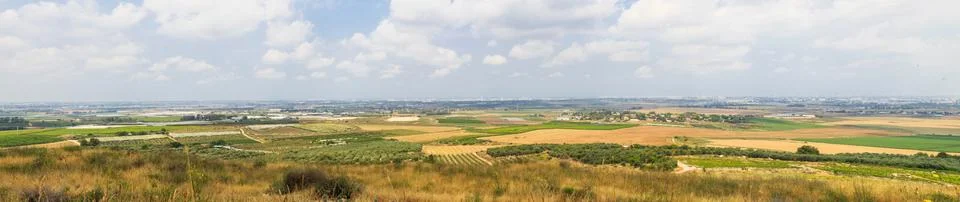 Endless fields of Israel Stock Photos