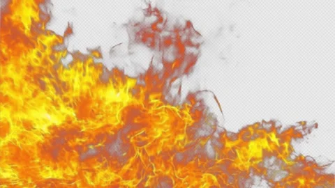 Endless Fire Flame Stock Footage 271068670