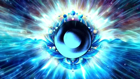 Endless flight at high speed. Flying through the light tunnel. Stock Footage 280025300