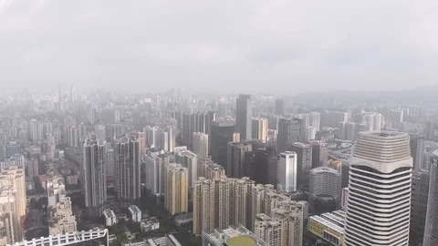 Endless forest of skyscrapers Stock Footage 113163040