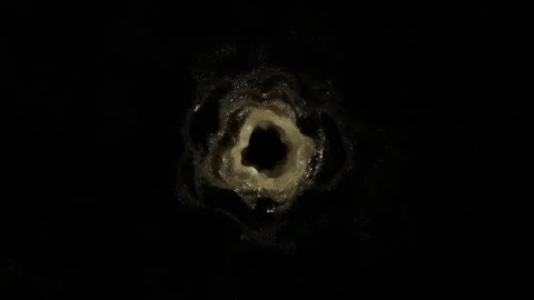 Endless forward movement in dark uneven cave 3d render looped animation Stock Footage 301515050