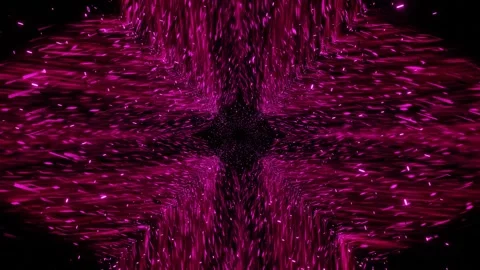 Endless forward movement inside a fantastic abstract tunnel with flashing glowin Stock-Footage 304650349