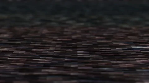 Endless forward movement over gray pixel surface. 3d render looped animation Stock Footage 311824081