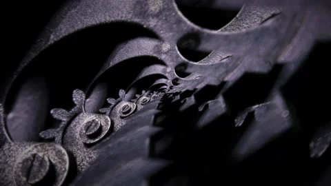 Endless Gears Industrial Abstract Background Video stock 173729501