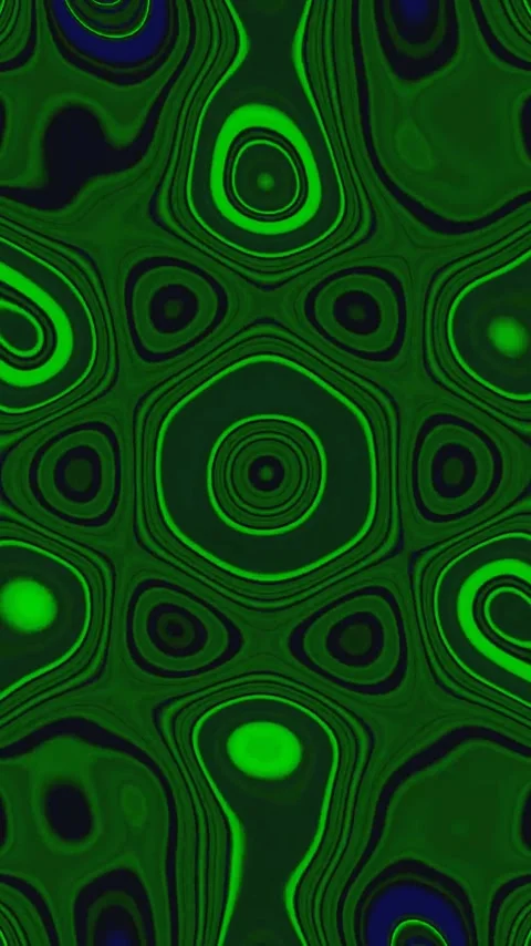Endless green tunnel video loop screensaver with flowing abstract patterns .. Vidéo 321270629