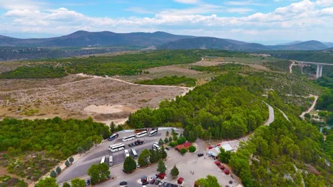 Endless Horizons A Drones Journey Stock Footage 297237044
