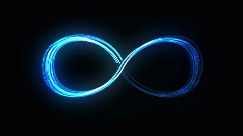 Endless infinity or infinite Fast Speed lines Technology Background Foto stock