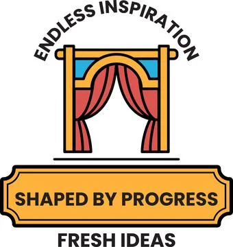 Endless inspiration is the idea behind this image Stock Illustration