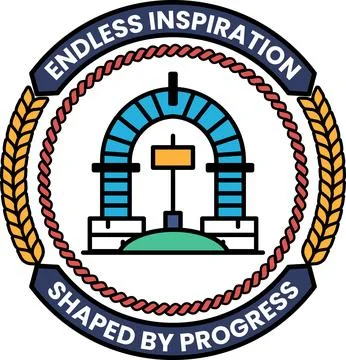 Endless inspiration shaped by progress Stock Illustration