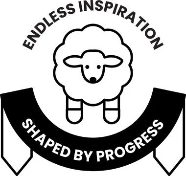 Endless inspiration is shaped by progress Stock Illustration