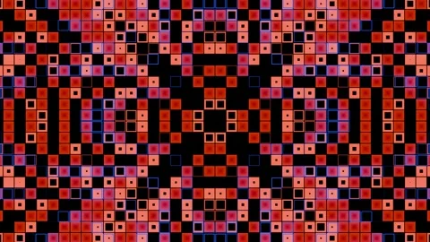 Endless kaleidoscope pattern for dynamic VJ loop experiences at concerts Stock Footage 293680414