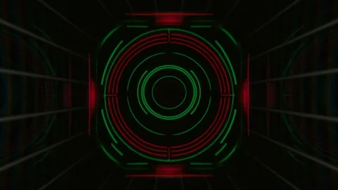 Endless kaleidoscope patterns for dynamic VJ looping at modern parties Stock Footage 296217830