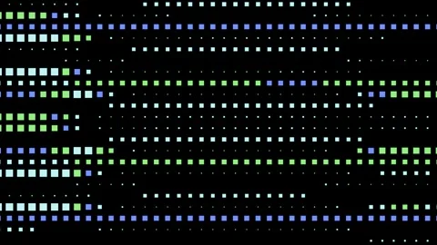 Endless kaleidoscope patterns enhancing the DJ experience at vibrant parties Video stock 293444368