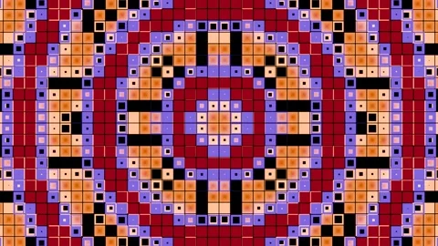 Endless kaleidoscope patterns ideal for vibrant DJ and VJ performances 스톡 동영상 296218120