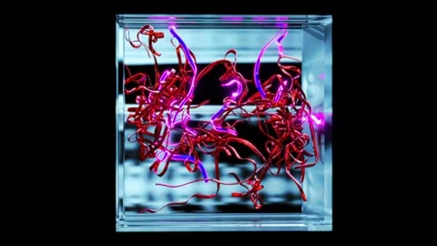 Endless kaleidoscope patterns for immersive visual experiences at events Stock Footage 294338875