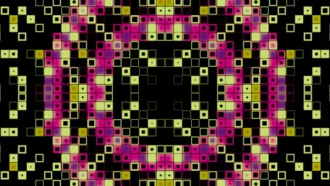 Endless kaleidoscope patterns swirling to energize your VJ sets and events Stock Footage 293680324