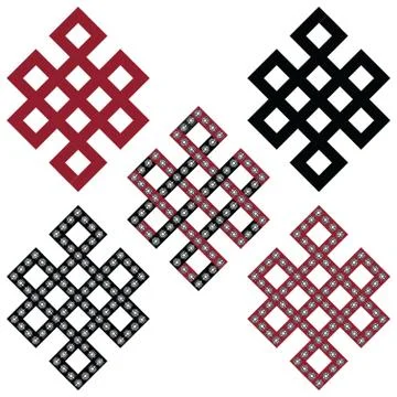 Endless knot Illustrazione stock