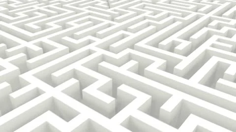 Endless labyrinth Stock Footage 8836995