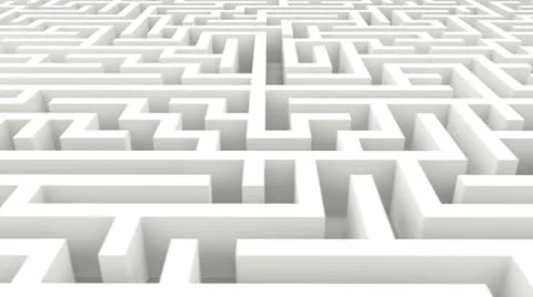 Endless labyrinth Stock Footage 8869482