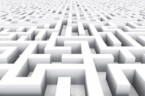 Endless labyrinth Illustrazione stock