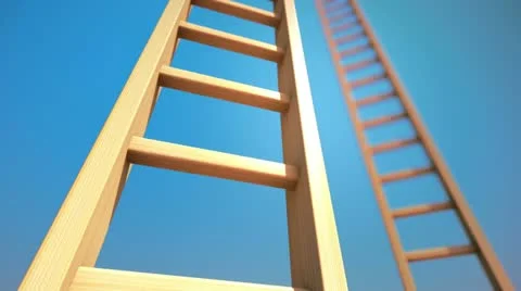 Endless Ladder. Video stock 21472061