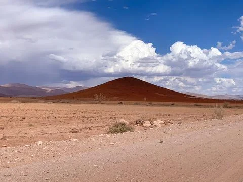 Endless landscape of southern Namibia Foto stock