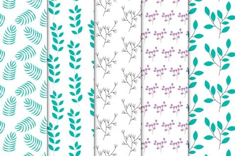 Endless leaf pattern design for book covers, wallpapers, and wrapping paper.. Stock Illustration