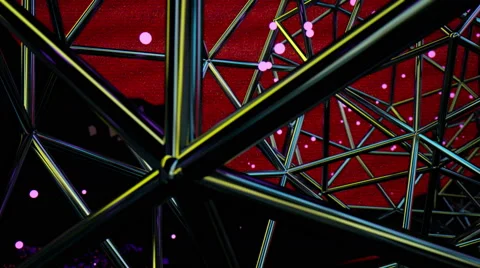 Endless loop background, a bit abstract. Tunnel AT 4k Stock Footage 56448776