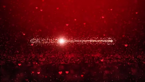 Endless loop concept infinite hearts animation background Stock Footage 337738049