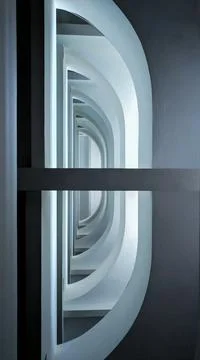 Endless loop created by architecture Stock Photos