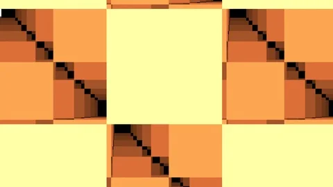 Endless Loop of Floating Parallax Layered Panel Layers Stock Footage 118983267