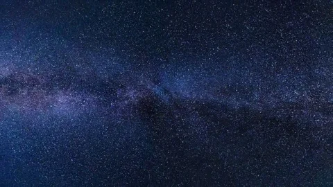 Endless loop space travel backwards in time Stock Footage 87493855