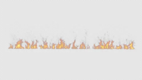 Endless Loop Structure Fire Trail with Alpha Background. Stock-Footage 292729014