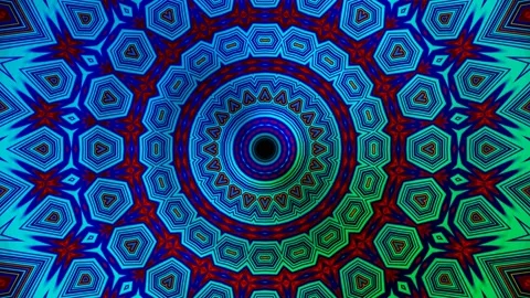 Endless Loopable Meditation Background Video Seamless Loop Mandala Stock Footage 217027591