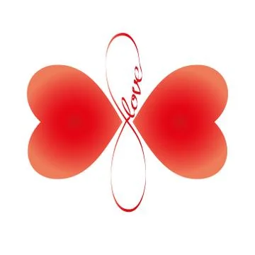 Endless love Stock Illustration