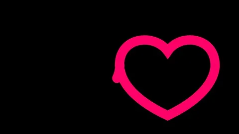 Endless love  - seamless loop Stock Footage 242968247