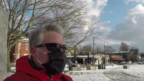 Endless Mask Wearing Stock-Footage 145490825