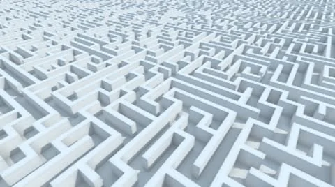 Endless Maze Stock Footage 8850776