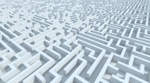 Endless Maze Stock Footage 8850852