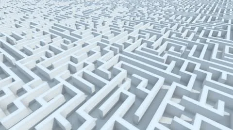 Endless Maze Stock Footage 8850880