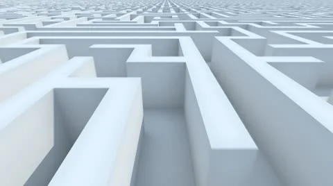 Endless Maze Stock Footage 8850944