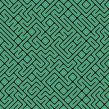 Endless maze Stock Illustration